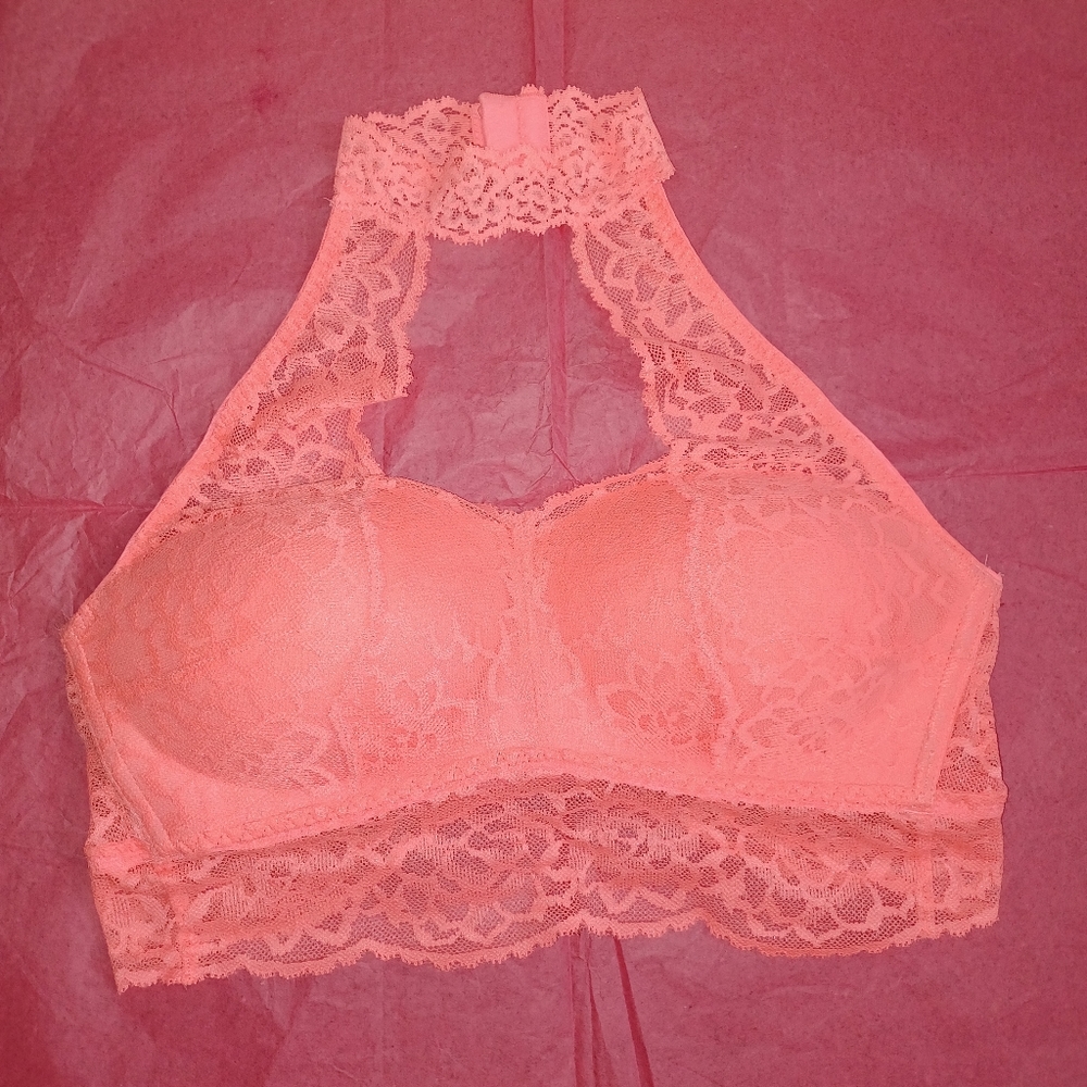 VS PINK lace push up bralette